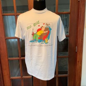 1990 Vintage T Shirt Jim Benton "Mr Golf"